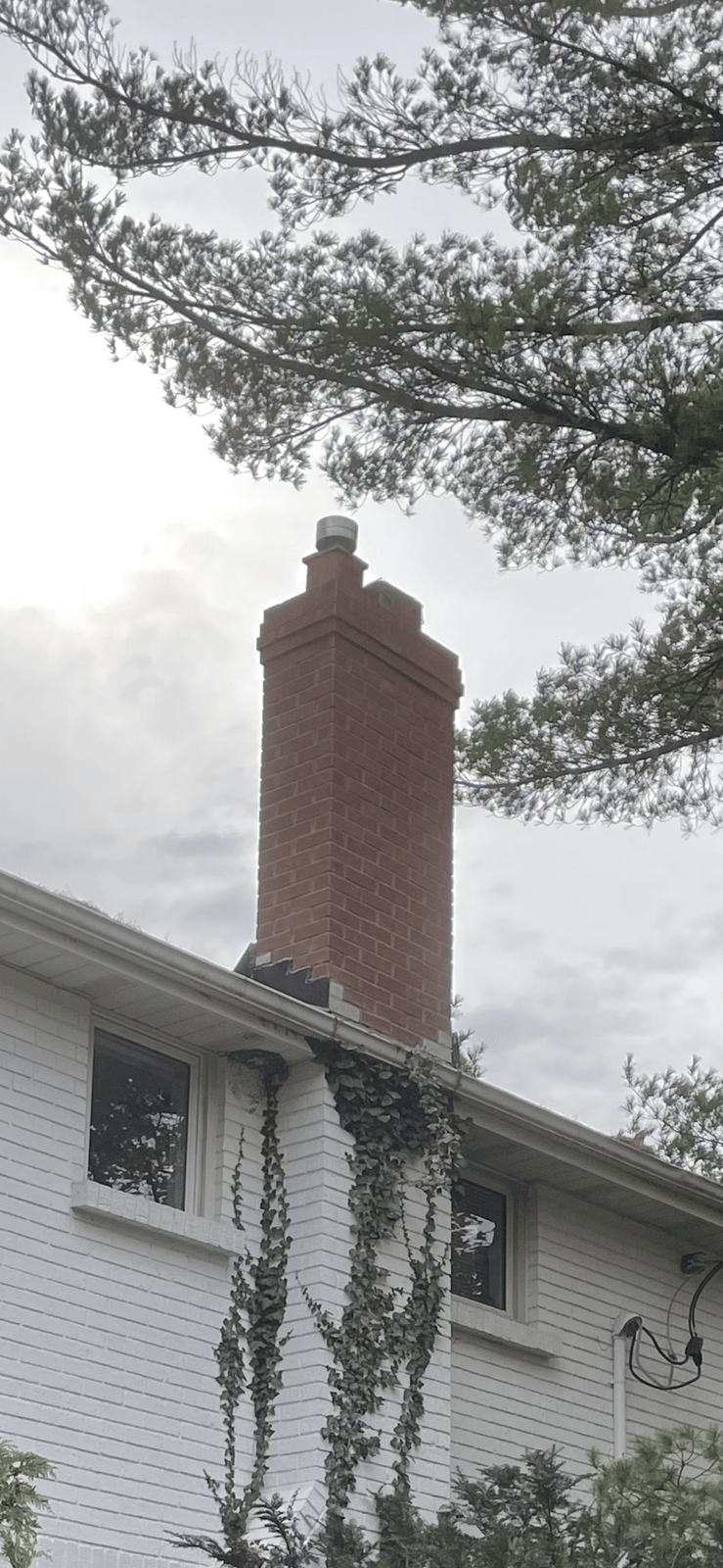 Completed chimney repair and masonry restoration for a London area building
